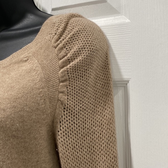 J Crew Puff Sleeve Cashmere Sweater - Picture 4 of 11